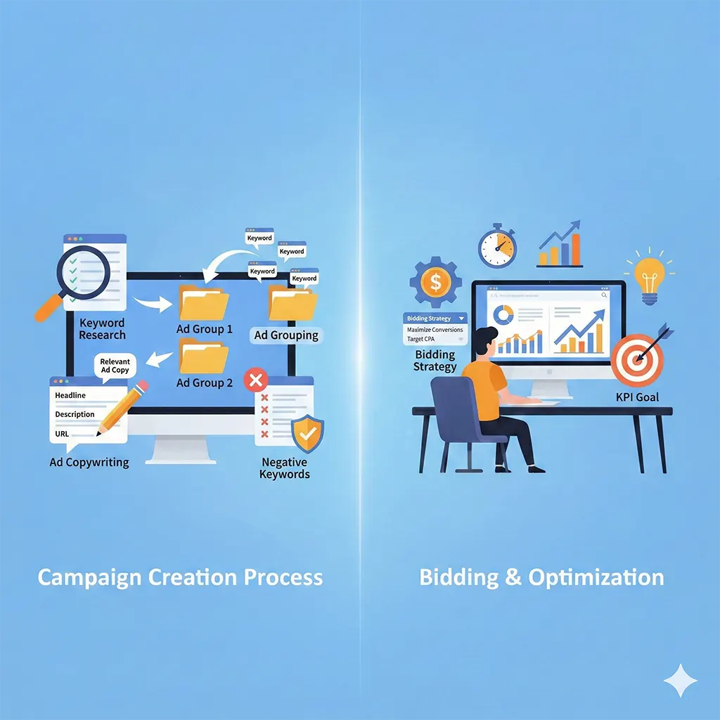 Search Ads Optimization Process