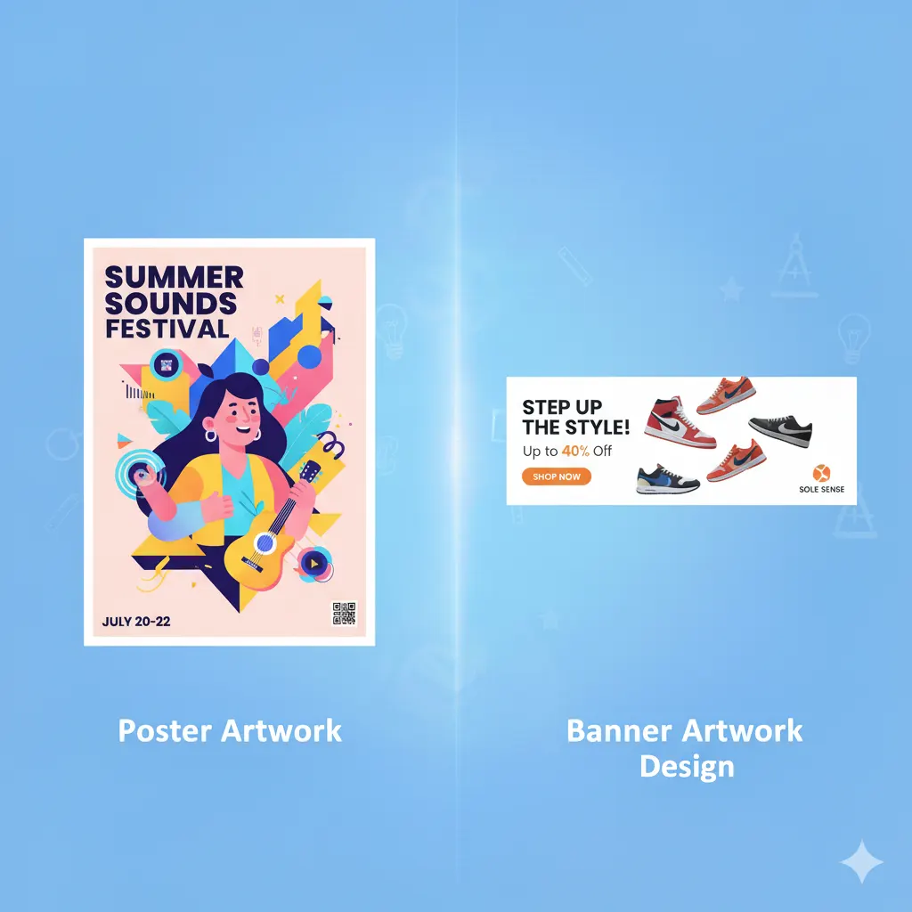 Poster and Banner Artwork Design in Vijayawada