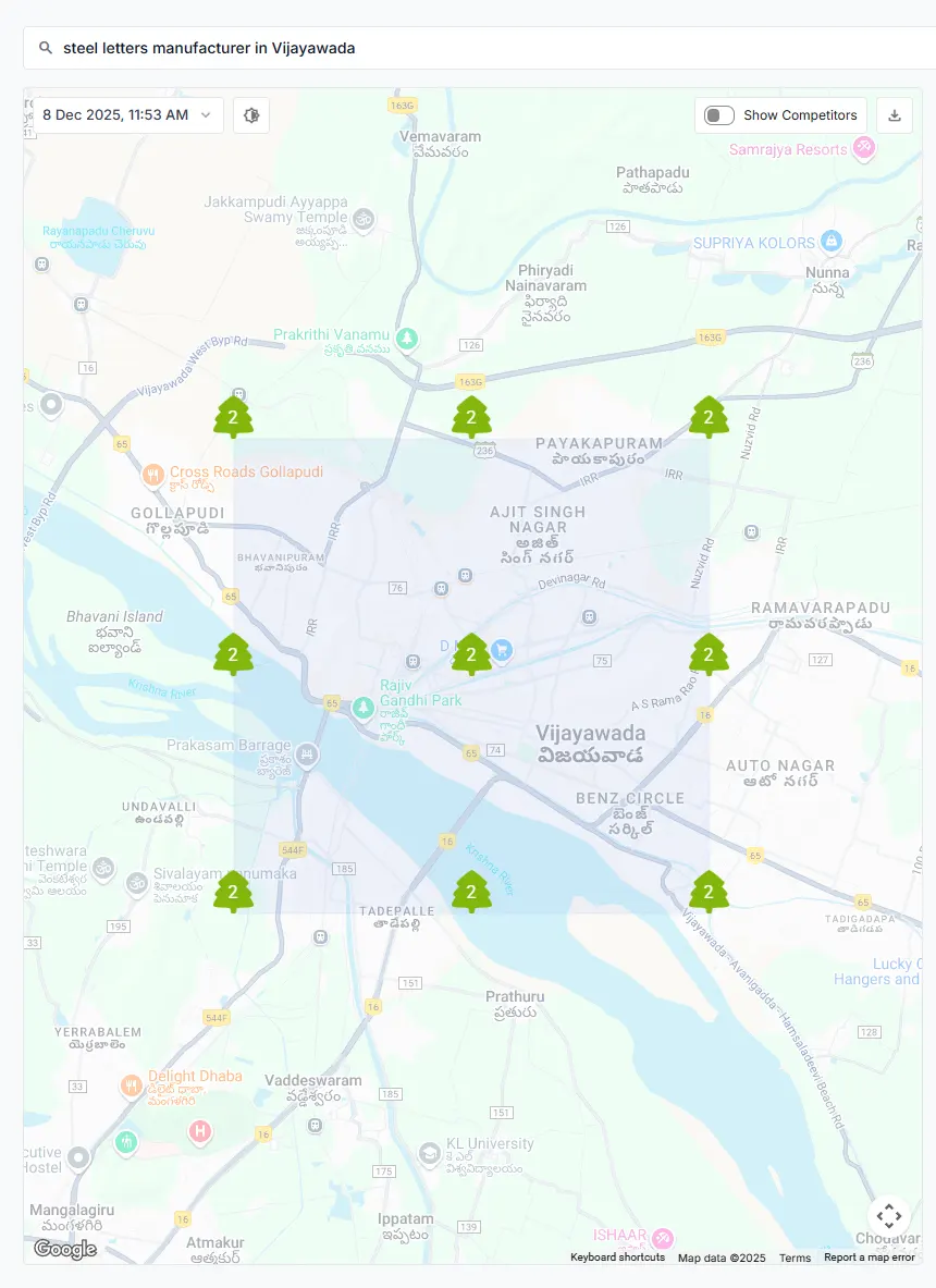 Ambica Steel Works SEO ranking